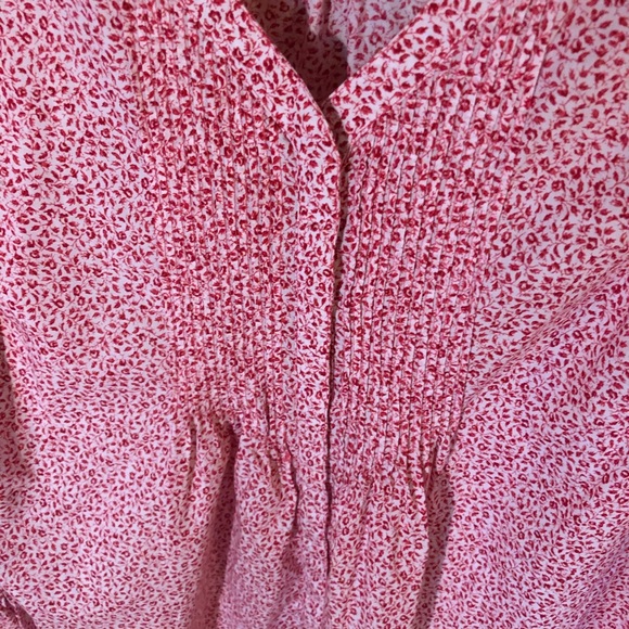 Lands End floral blouse - Picture 3 of 6